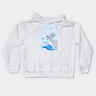 Pegasus from stars Kids Hoodie